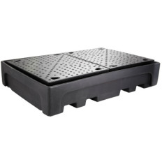 Captive Bath Base 2 tartályok IBC 1100L Műanyag PE CEMO 10952