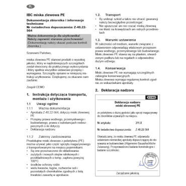 Δεξαμενή λουτρών λουτρών 2 δεξαμενές IBC 1100L πλαστικό PE CEMO 10952