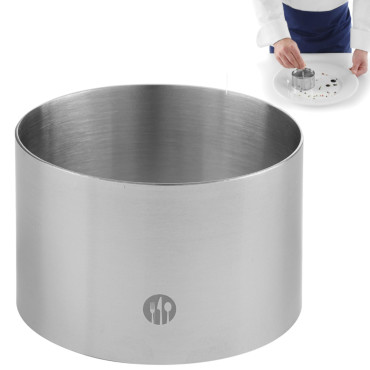 Cookie z nerezovej ocele varný krúžok. 90mm výška 45mm - Hendi 512302