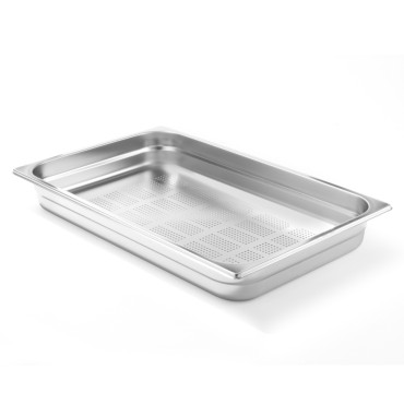 Kontejner GN perforirana iz nerjavečega jekla GN1 / 1 530x325mm. 200mm - Hendi 802205