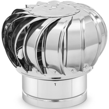 Fôringshode ventilasjon av stål. 20 cm
