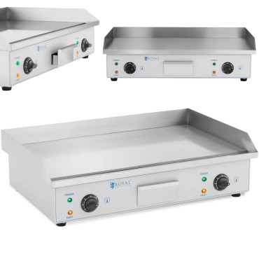 BBQ Electric Grill Plate Gladke Dvojne 730 x 400 mm 2 x 2200 W