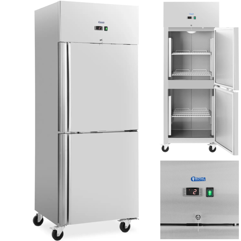 Dzesēšanas skapis Ledusskapis riteņiem 2 Durvis 2-8C 373 L