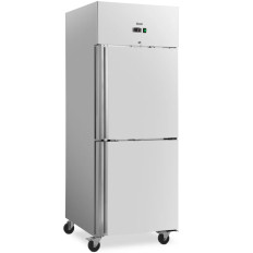 Gabinete de refrigeração Gastronomia geladeira sobre rodas 2 portas 2-8C 485 L