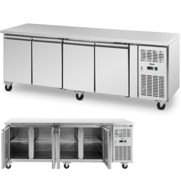 Saldēšanas galds uz riteņiem 4 kameras 550 l 223x70x85 cm