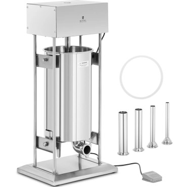 Stiskanje za električno klobaso navpično 4 tufts 25 l 350 W