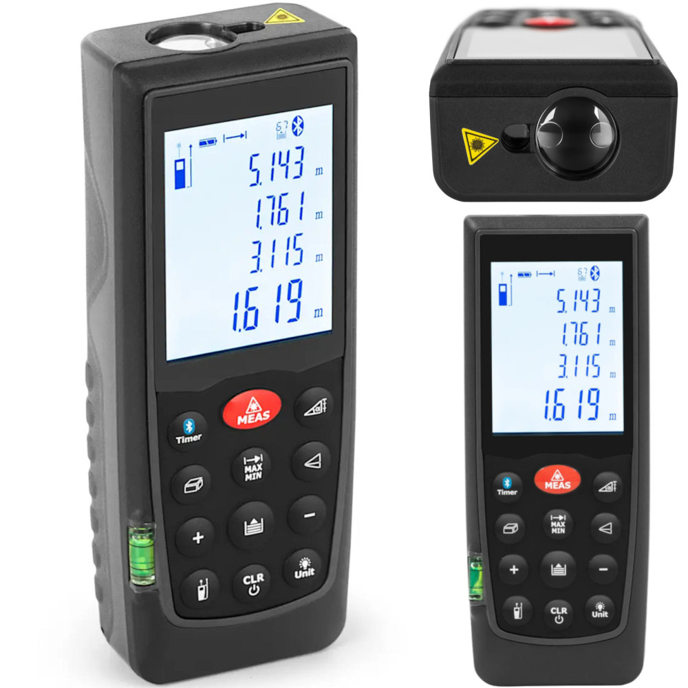 Medidor de distância do Bluetooth do Rangefinder do laser 70 m / 1,5 mm