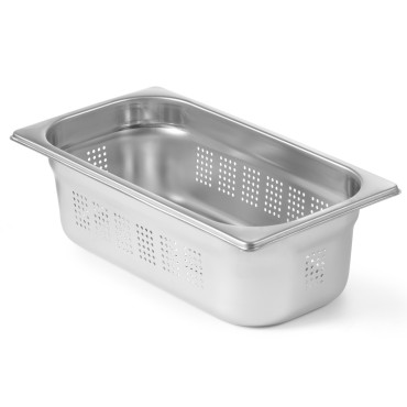 GN Container In acciaio inox perforato GN1 / 3 325x176mm. 200mm - Hendi 802502