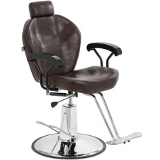 Barberski's hairdresser with headrest and footstool Physa Ilford - brown