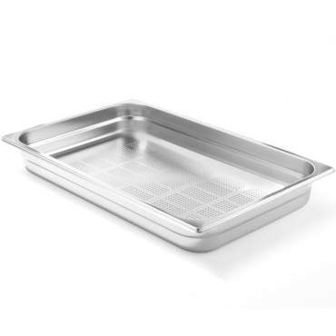 GN1 / 3 325x176mm de aço inoxidável do recipiente do recipiente do gn1 / 3 325x176mm. 40mm - Hendi 802540
