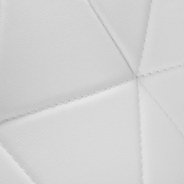 SGABELLO COSMETICO QS-06 BIANCO — primo piano della seduta