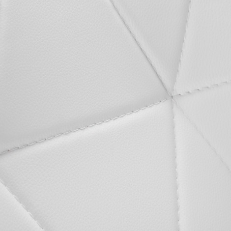 COSMETIC STOOL QS-06 VALKOINEN — lähikuva istuimesta