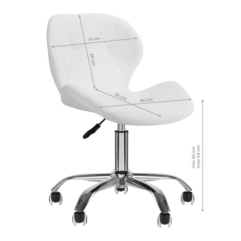 SGABELLO COSMETICO QS-06 BIANCO