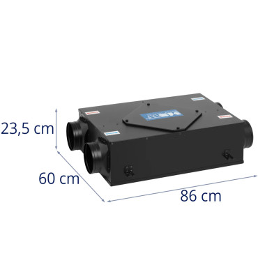 Antenos šilumokaičio rekuperatorius 120 m2 350 m3 / h