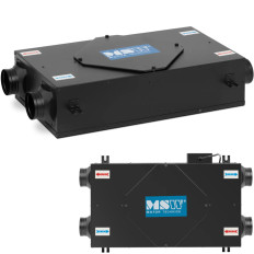 Aerial varmeveksler recuperator 70 m2 210 m3 / h