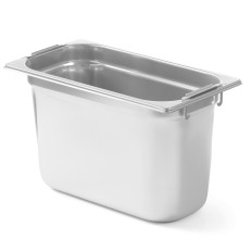 Conteneur GN avec poignées rétractables en acier inoxydable GN1/3 325x176mm hauteur 200mm - Hendi 803509