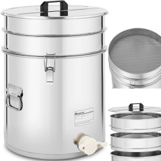 Distrito de mel de mel com sitk tampa e aço de válvula 30 l