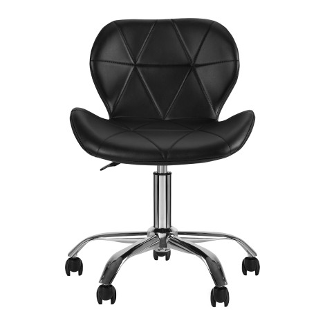 COSMETIC STOOL QS-06 FEKETE — elölnézet