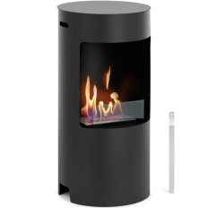 Biokomine isolada altura de aço 80cm qua. 40cm preto