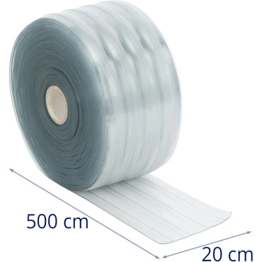 PVC zavese PVC traku v valjanem rolu - 20 do 50 stopinj 200 x 2 mm x 50 m