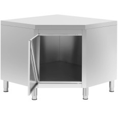 Catering-Kabinett-Ecke Stahl 100 x 100 x 87 cm