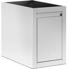 Korb für Müll für Catering-Tische Stahl 125 l