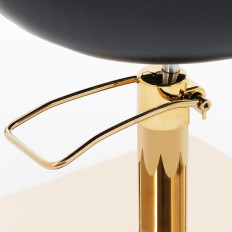 Friseur von Barber. Kosmetik mit einem Fußhocker Physa Penryn - Schwarzes Gold