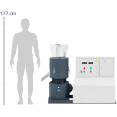 Máquina de granulador Peleciarka para alimentação de pellet 30000 W 400 v 1100 kg / h qua. 400 mm