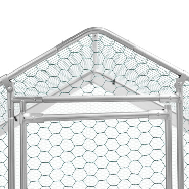 Gabbia per animali da trasporto per polli con tarpa 300 x 400 x 198 cm