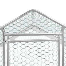 Gaiola de fazenda de frete para galinhas com tarpa 300 x 400 x 198 cm