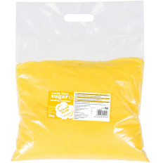 Cukraus už cukraus veleno granuliavimą 0.8-1.2mm natūralus skonis geltonas 5 kg