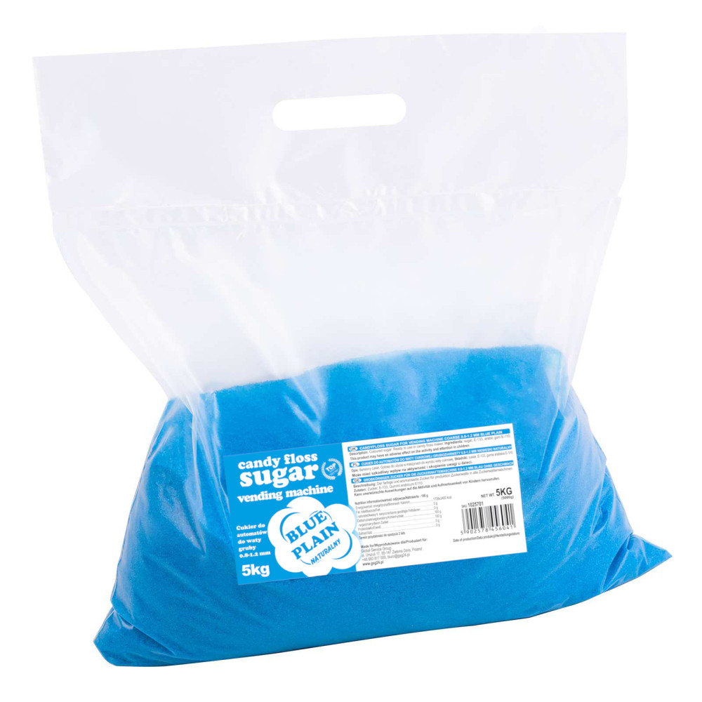 Sokeri sokeriakselin rakeistukseen 0.8-1.2mm Luonnollinen maku sininen 5kg