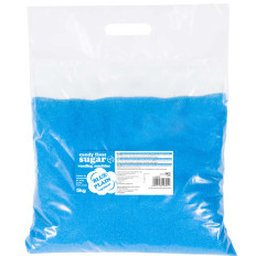 Cukr pro granulaci hřídele cukru 0.8-1.2mm Přírodní chuť modrá 5kg