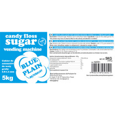 Sucre pour une granulation d'arbre de sucre 0.8-1.2mm Goût naturel bleu 5 kg