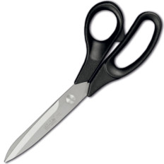 Serrated kitchen scissors 210 mm steel
