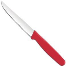 Serrated tomaatti veitsi 214 mm - punainen