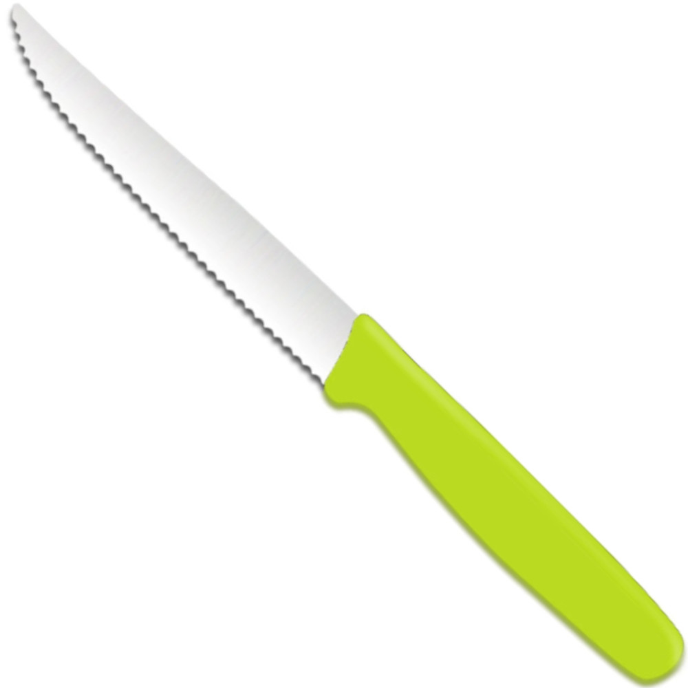 Serrated tomaatti veitsi 214 mm - vihreä