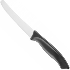 Cuchillo universal serrado 105/215 mm - Negro