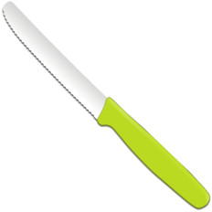 Serrated Universal Knife 112/211 mm - Grønn