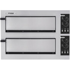 2-kamer pizza oven voor 2 pizza's woensdag 45 cm Basic 2/50 Vetro 6000 W