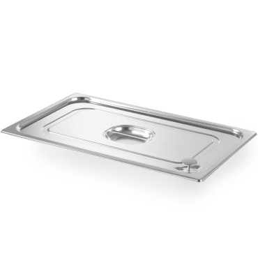 GN Profi Line Container Deksel met Siliconen Pakking GN2 / 3 354x325mm roestvrij staal - Hendi 802618