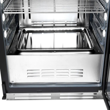 Roupeiro para a carne de carne de tempero 98 l 170 w 595x620x830 mm