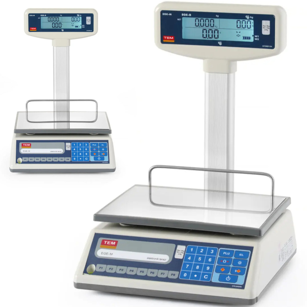 Mail Shop Scale z legalizacijo M 15 kg 230x300 mm