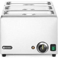 Bemar pokrmy pro nádobí 3x GN 1/3 100 mm s víčky 1000 W