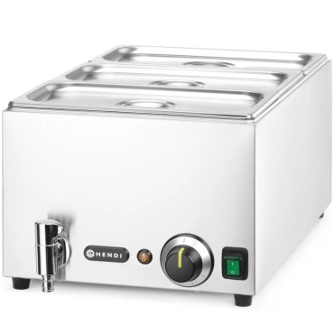 Pratos de Bemar para pratos com um 3x GN 1/3 100mm de calha com 1000 W Les