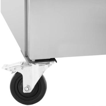 Gabinete de enfriamiento refrigerador sobre ruedas 4 puertas 2-8c 1160 l