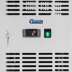 Gastronomische koeltafel op wielen 2 kamers 2 laden 410 l 179,5 x 70 x 85 cm