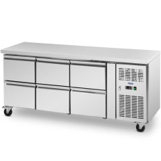 Catering-Tabelle auf Rädern 6 Schubladen 410 L 179 x 70 x 85 cm