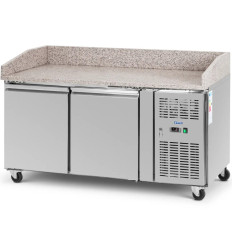 Külmutatud tabel pizza 2 kambrite ratastel 390 L 150,5 x 80 x 100 cm