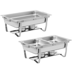 Bememar-Buffetheizung für Paste GN 1/1 7.5 l Stal-Set von 2 Stück.